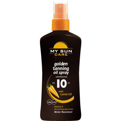My Sun Care Golden Tanning Carrot Oil Spray SPF10  200ml1
