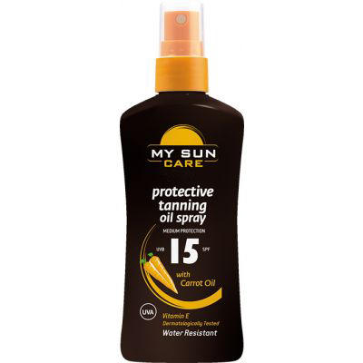 My Sun Care Protective Tanning Carrot Oil Spray  SPF15  200 ml1