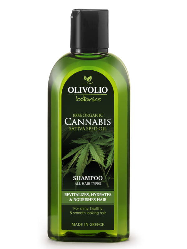 Olivolio Cannabis Oil -CBD- Shampoo All Hair Types 200 ml  THC<0.2%-HHC FREE1