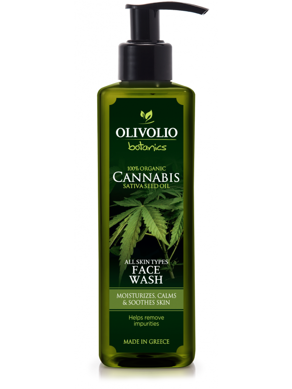Olivolio Cannabis Oil -CBD- Face Wash 250 ml1