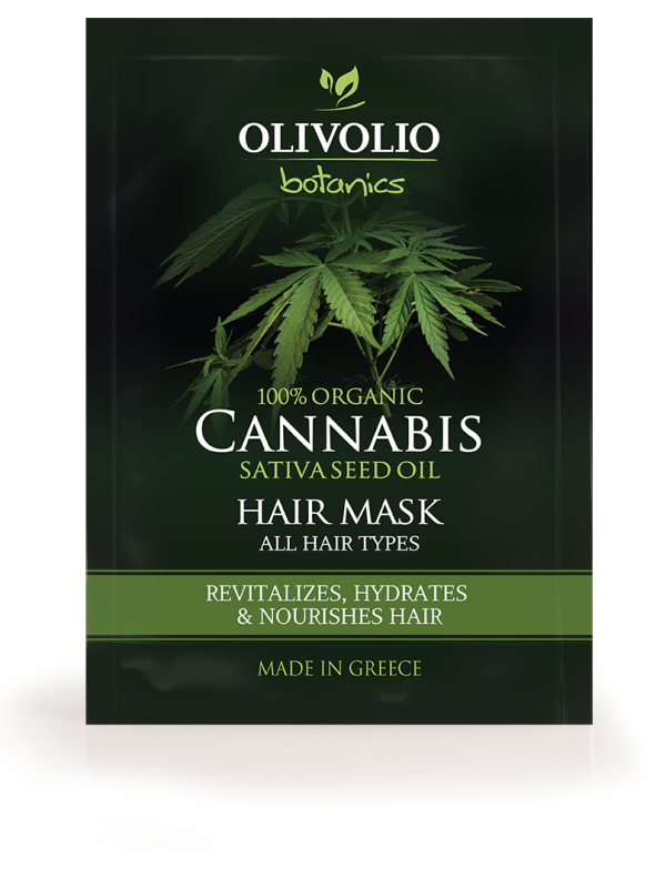 Olivolio Cannabis Oil - CBD - Hair Mask All Hair types 12 pcs X 20 ml  THC<0.2%-HHC FREE2