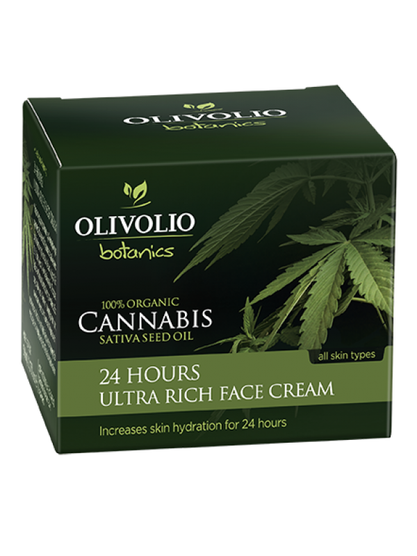 Olivolio Cannabis Oil -CBD- 24 Hours Ultra Rich Face Cream 50 ml1