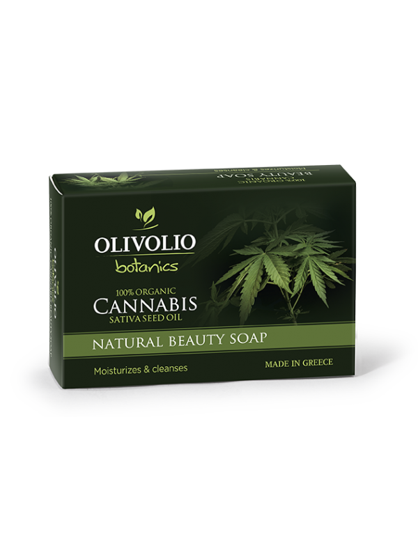 Olivolio Cannabis Oil -CBD- Beauty Soap 100 gr  THC<0.2%-HHC FREE1