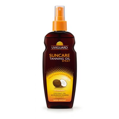 Uviguard Suncare Coconut Tanning Oil Spray  200ml1