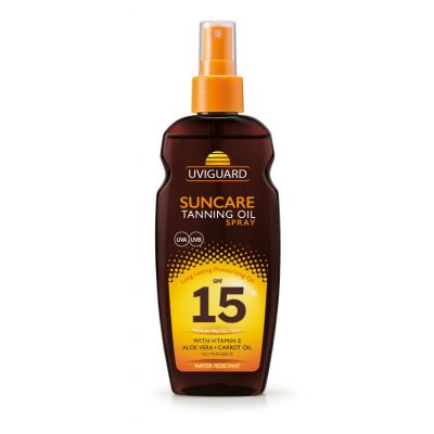 Uviguard Suncare Tanning Oil Spray SPF15  200ml1