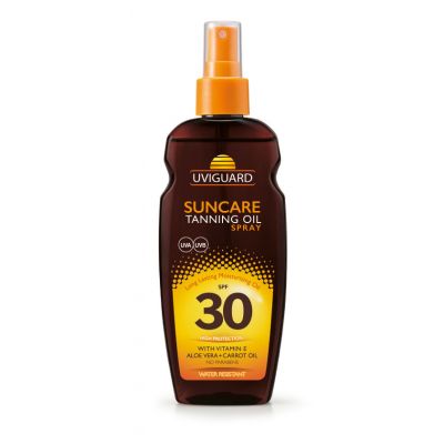 Uviguard Suncare Tanning Oil Spray SPF30  200ml 1